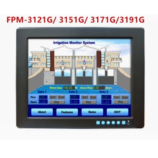 研华FPM-3121G-R3BE强固型工业平板触摸屏显示器